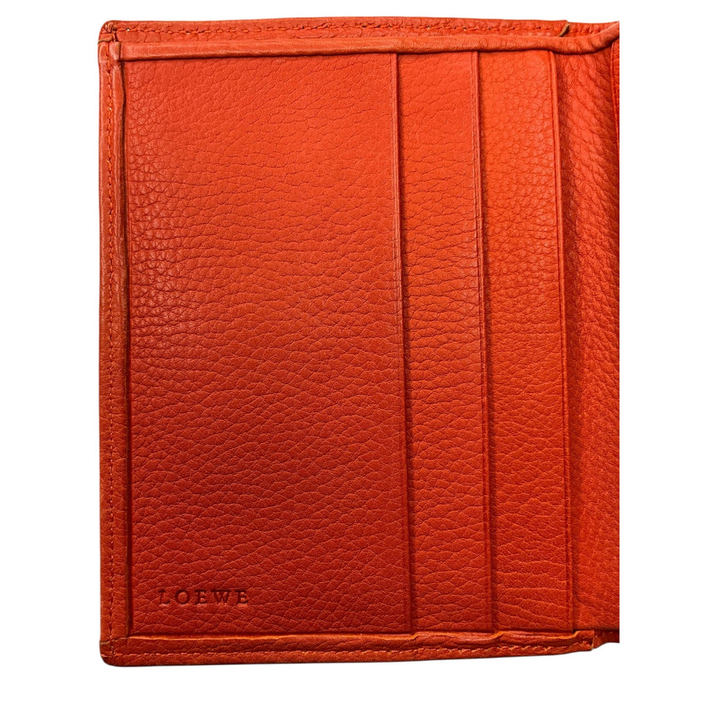LOEWE Orange Compact Wallet