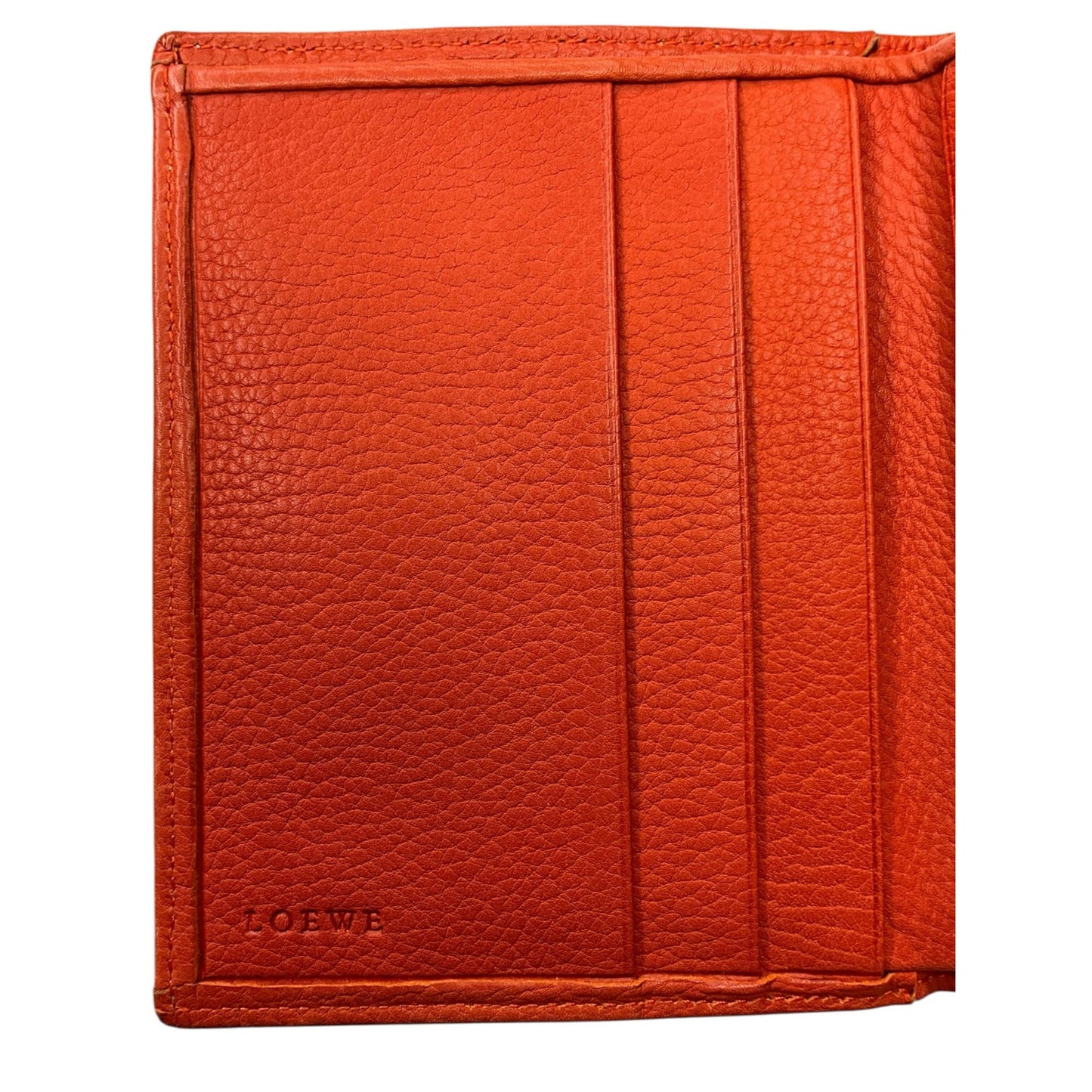 LOEWE Orange Compact Wallet
