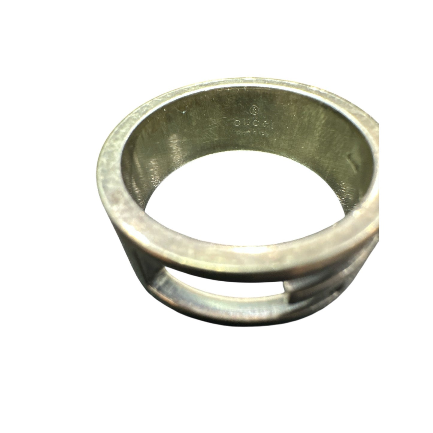 Gucci Sterling Silver Ring Size 8.5