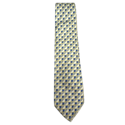 Patterned tie on a white background