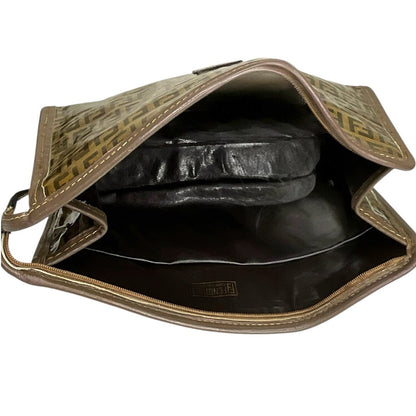 Fendi Zucca Clutch Toiletry Pouch