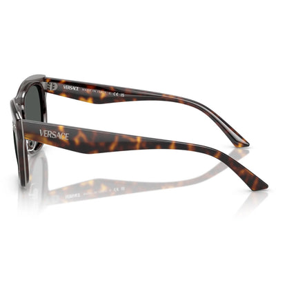 Versace Unisex Round Sunglasses, VE2272 - Havana