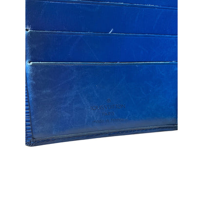 Louis Vuitton Blue Leather Wallet