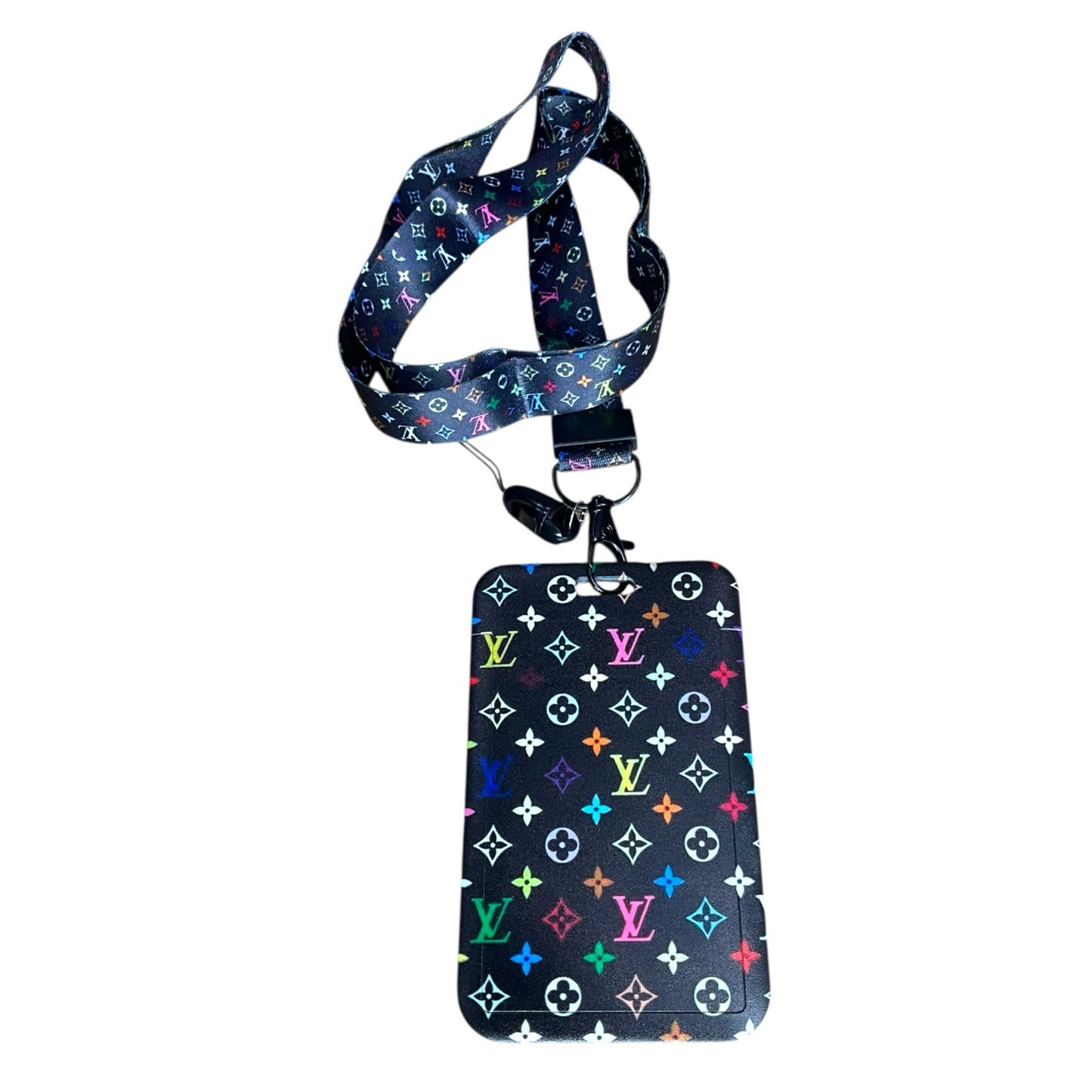 Luxury Lanyards with ID badge holders (CHOOSE ONE COLOR)