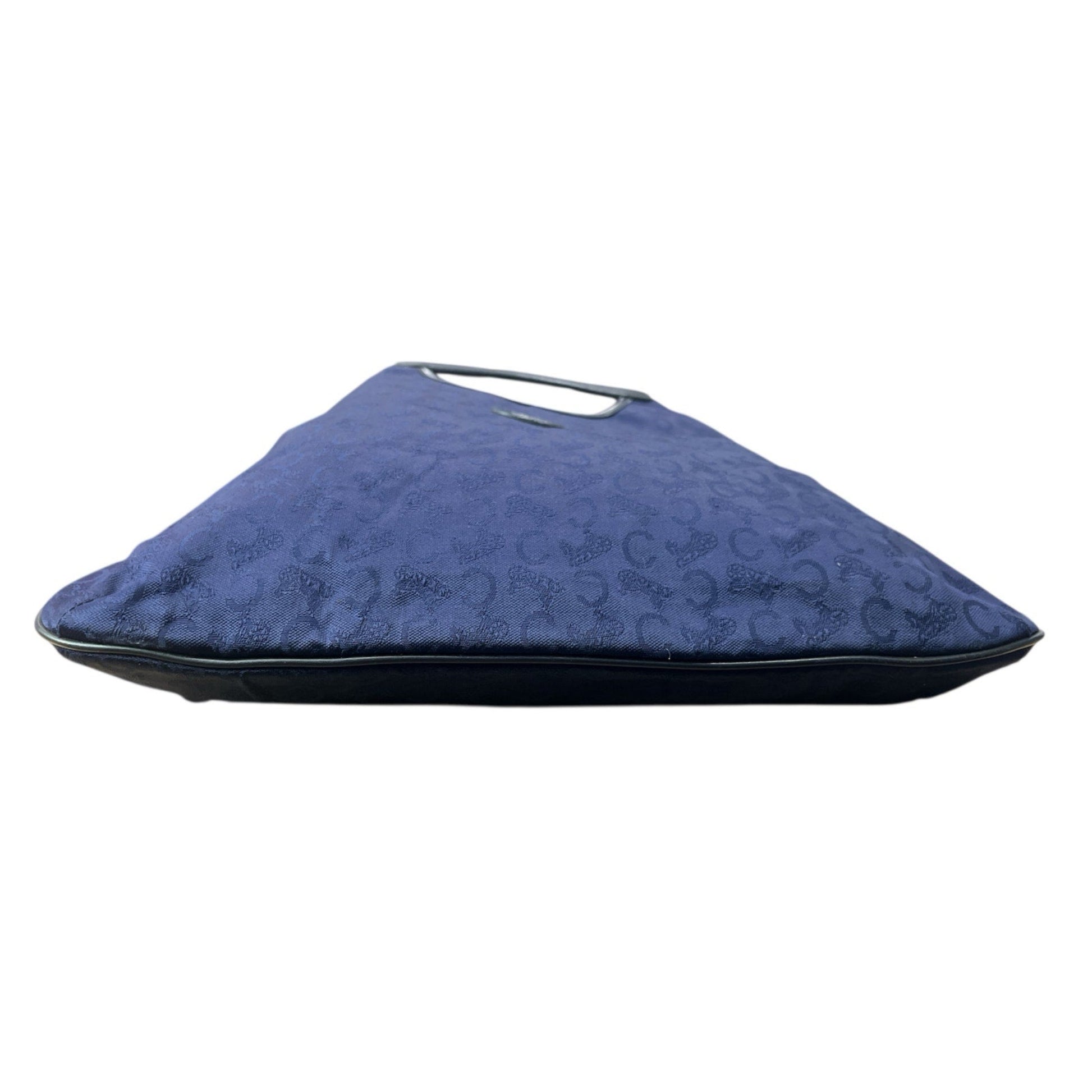 Blue textured car cover on a white background