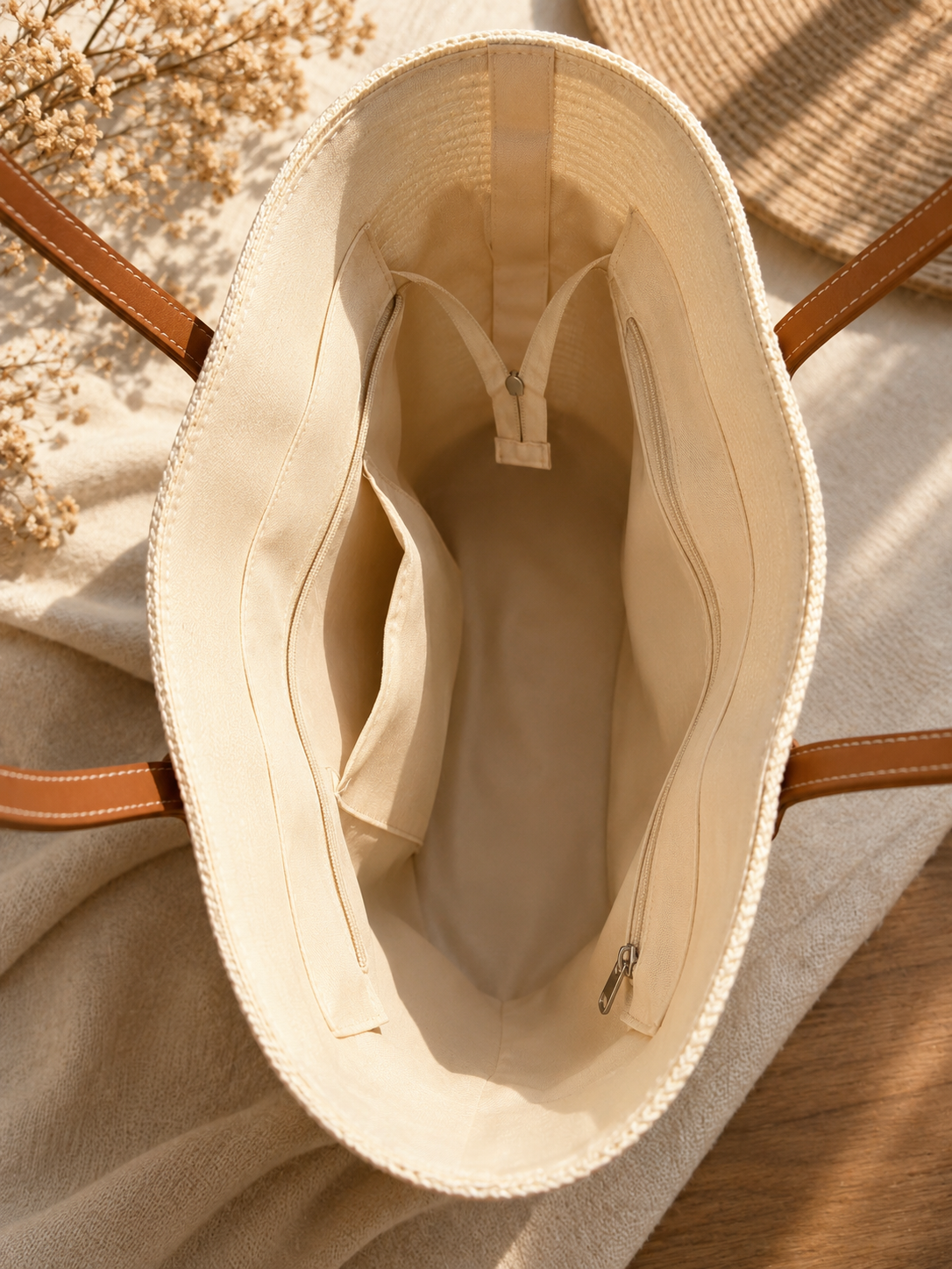 Summer Woven Tote & Sun Hat Set | Resort Collection