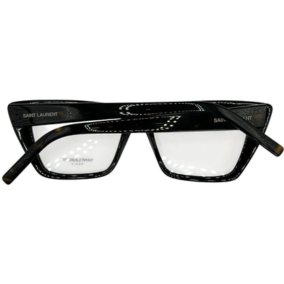 Saint Laurent Havana Tortoiseshell Prescription Eyeglasses