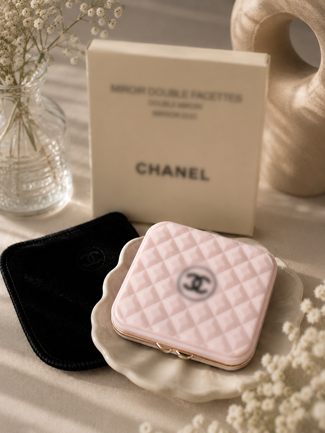 Chanel Beauty GWP Quilted Compact Mirror | Limited Edition Gift With Purchase | Multiple Colors