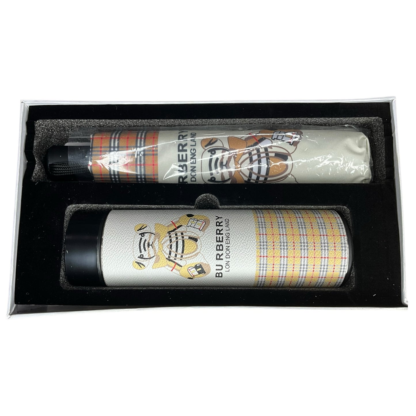Luxury-Style Umbrella & Tumbler