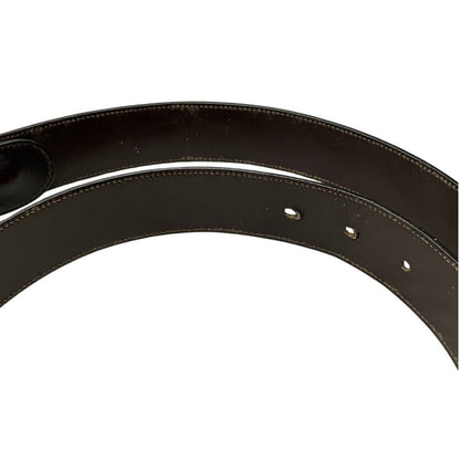 Gucci Gold G Leather Belt