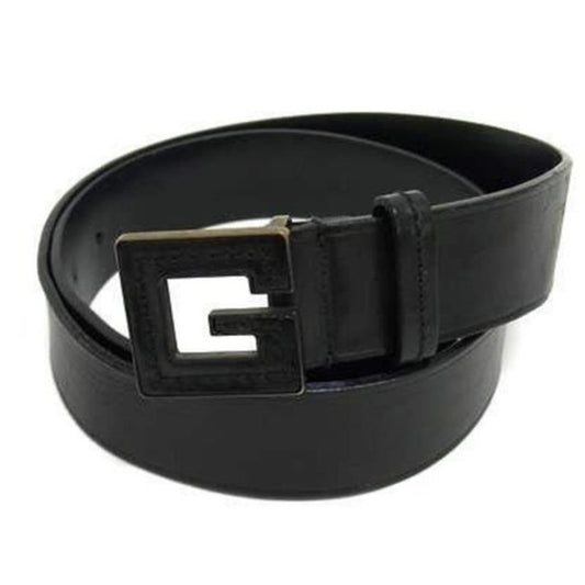 Gucci Black Leather Belt Size 31-33