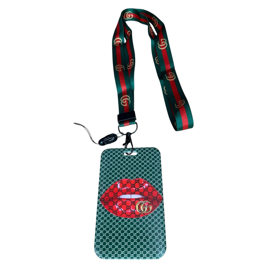 Luxury Fashion-Inspired Lanyard with ID Badge Holder