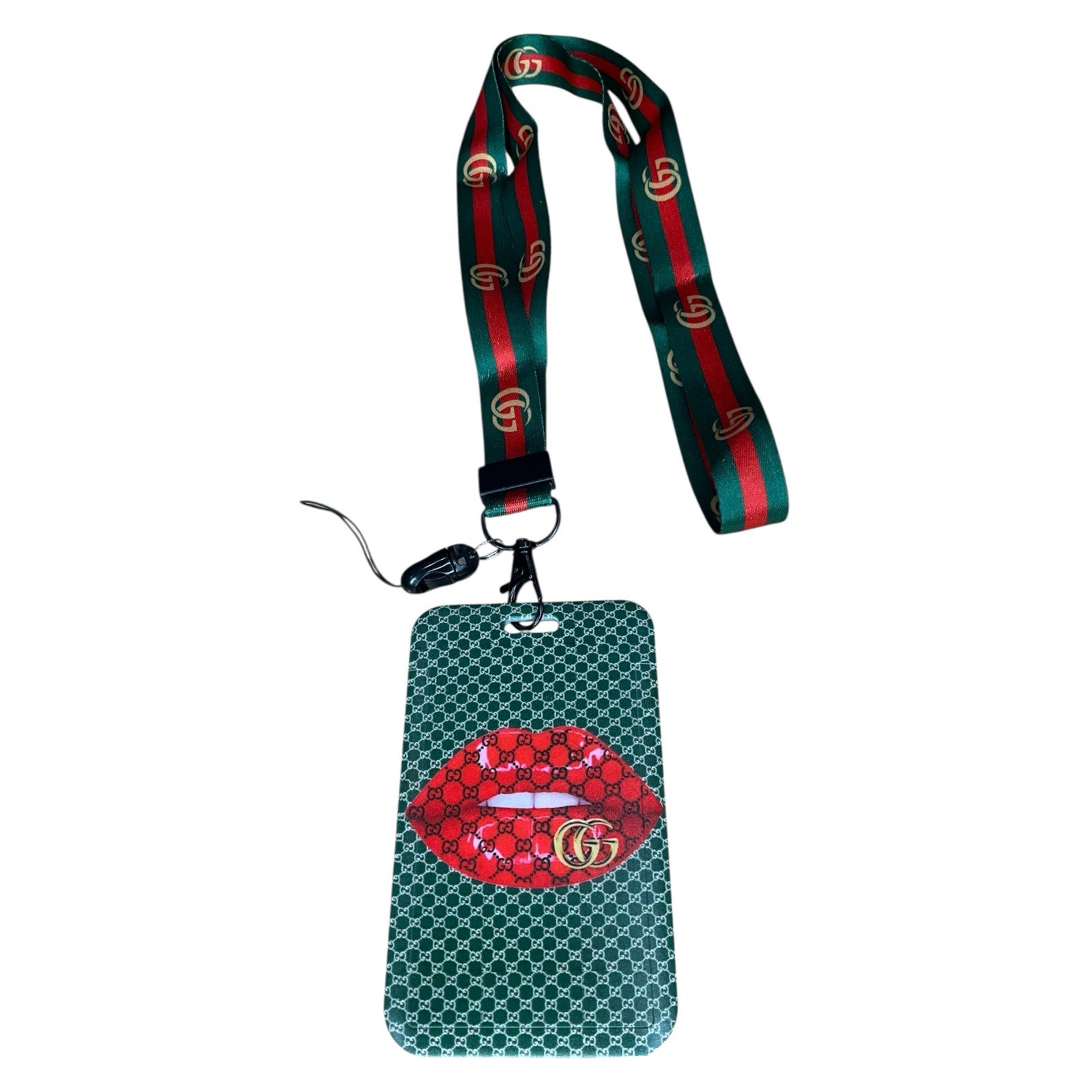 Luxury Fashion-Inspired Lanyard with ID Badge Holder