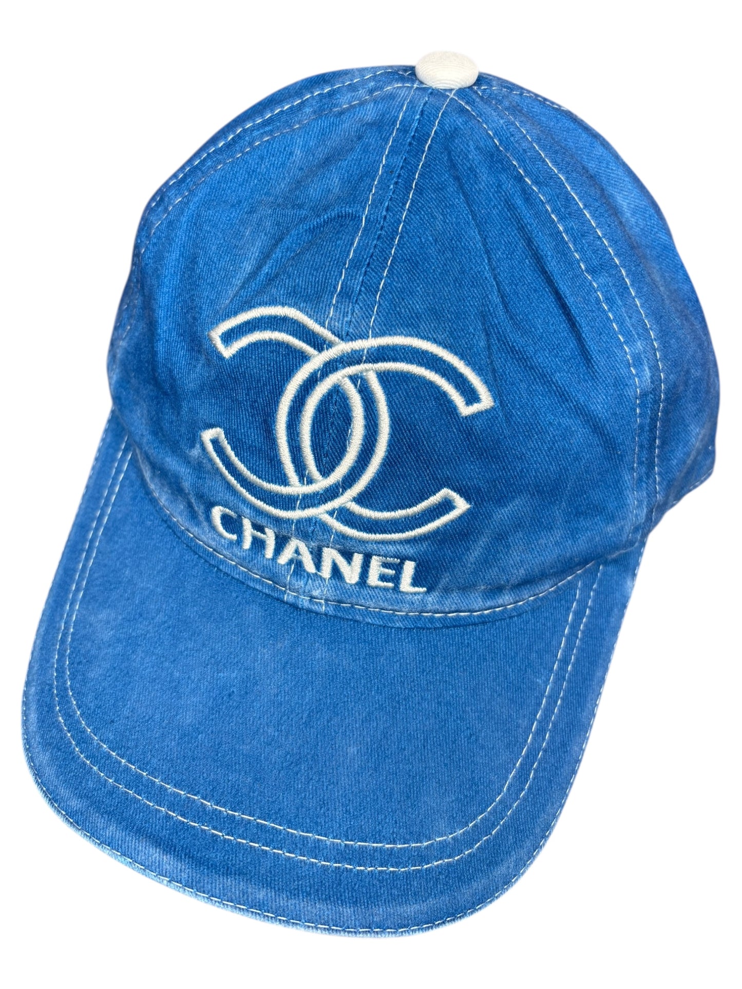 Fashion Logo Baseball Cap – Denim Style