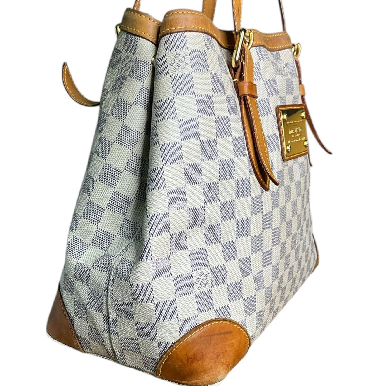 Louis Vuitton Damier Azur Hampstead MM tote bag