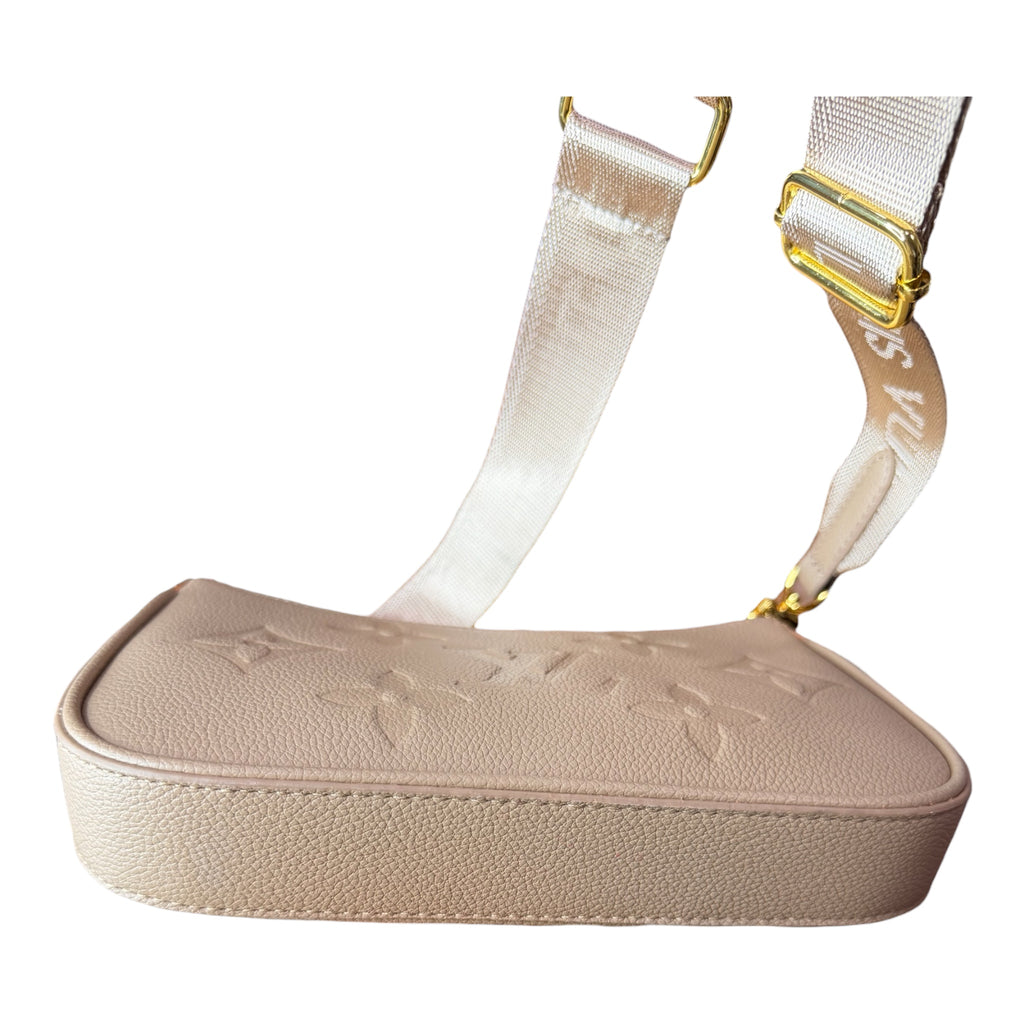 Luxury Monogram Mini Shoulder Bag with Two Interchangeable Straps