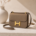 👑 Structured H-Clasp Crossbody Bag – Fashion Collection