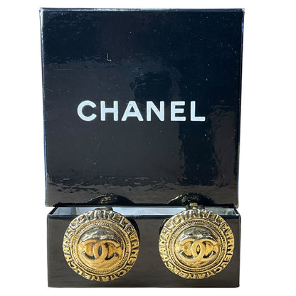 Chanel Cocomark Clip Earrings