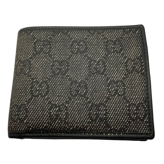 Gucci Black GG Bifold Wallet