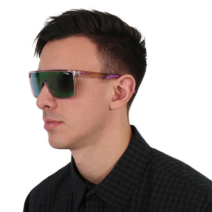 Carrera Violet Green Shield Unisex Sunglasses