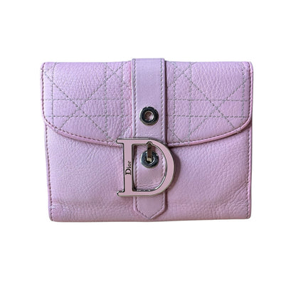 Dior Pink Cannage Wallet