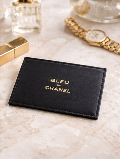 Leather Card Holder – Black