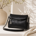 Chanel Beauté Diamond Fold Chain Hobo Bag – GWP Exclusive