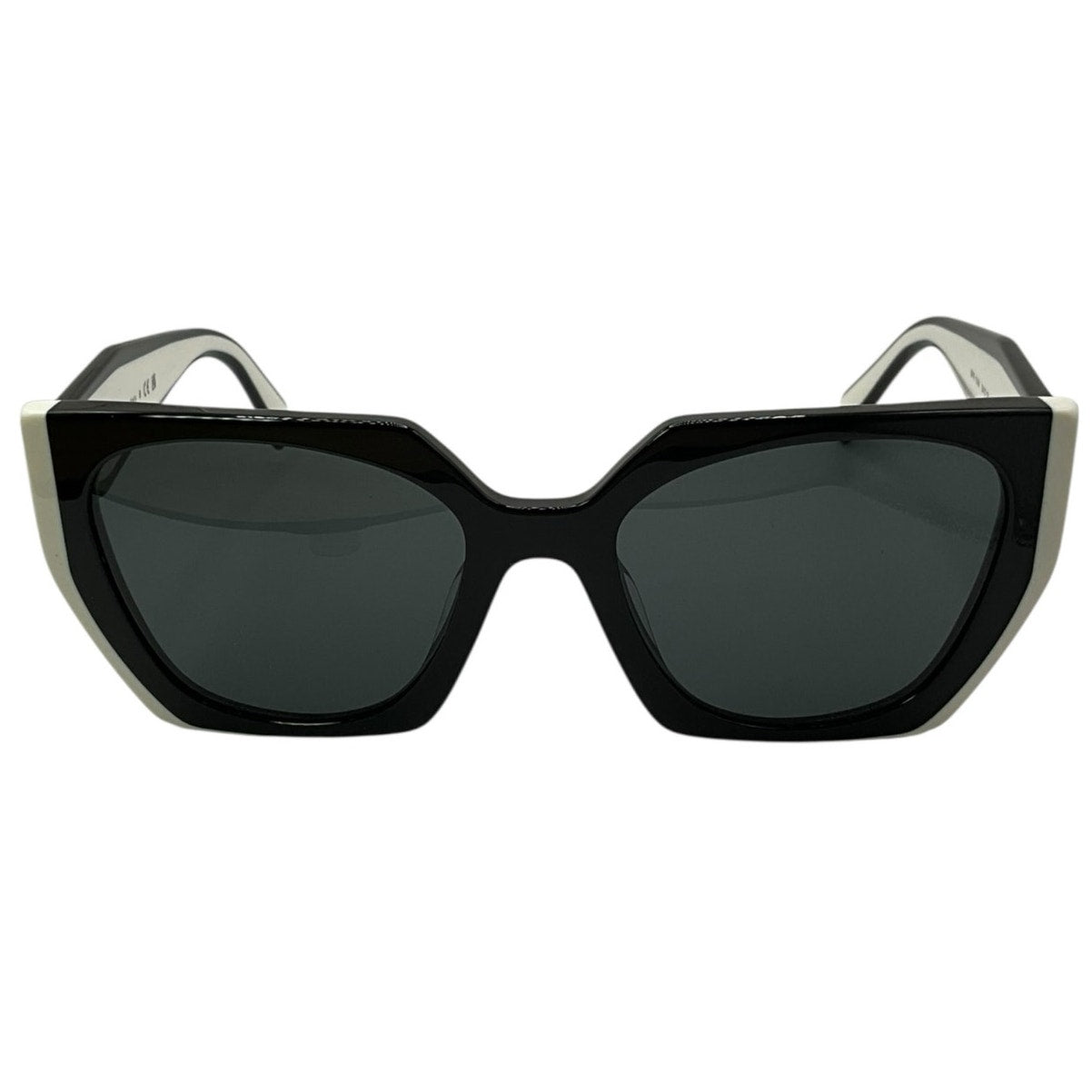 Prada Black/Talc-Dark Grey Sunglasses