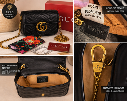 💎 Fashion Mini Quilted Chain Shoulder Bag Gift Set