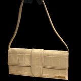 Jacquemus Le Bambino Long Croc-Embossed Shoulder Bag - Clairely Amazing