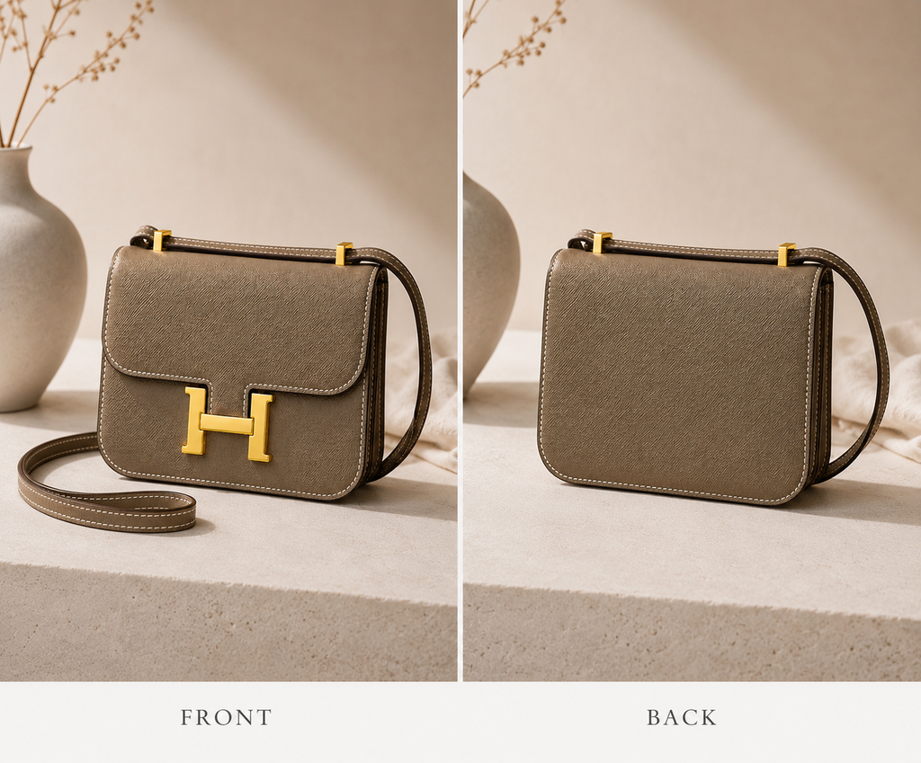 👑 Structured H-Clasp Crossbody Bag – Fashion Collection