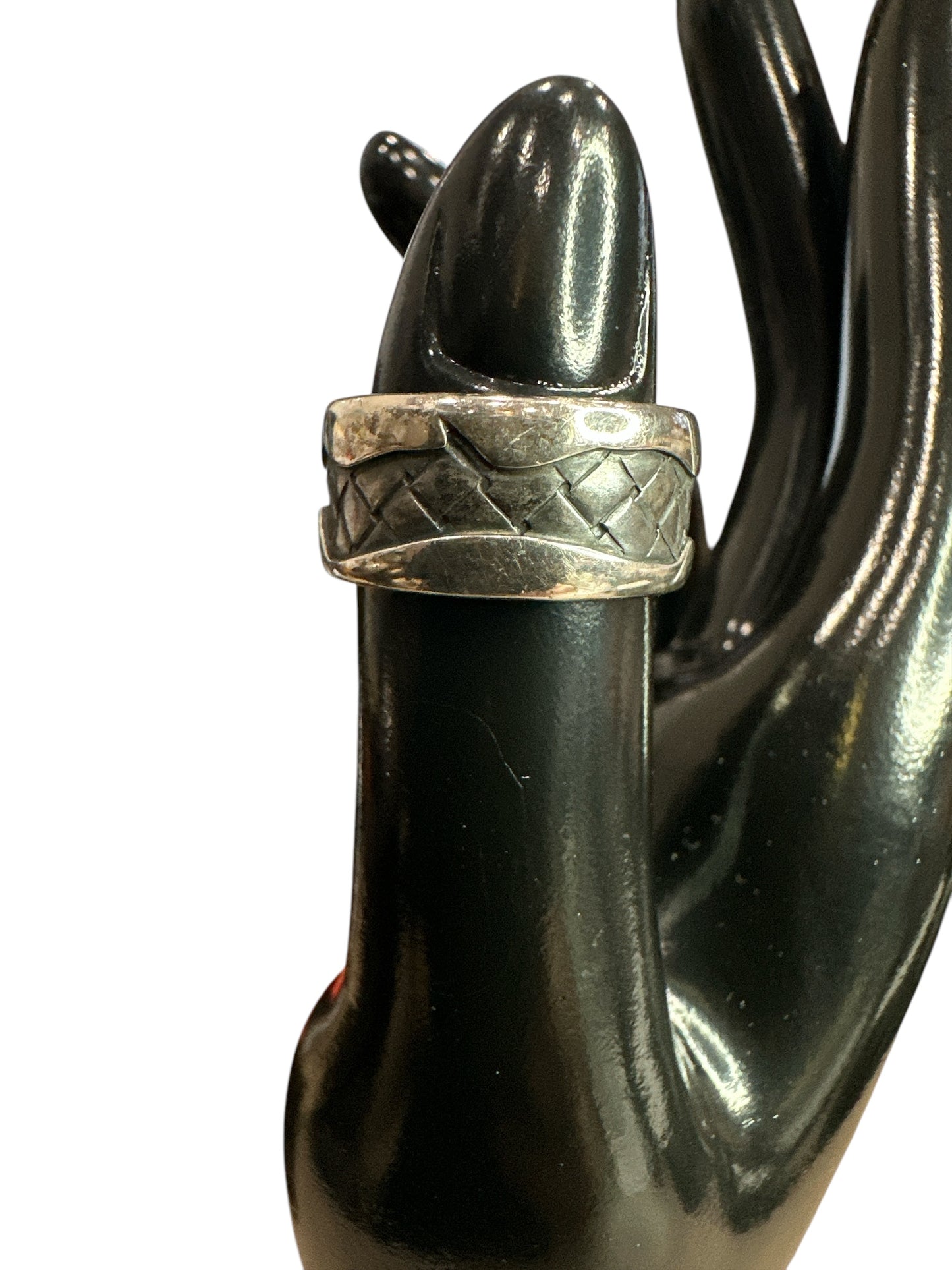 Bottega Veneta Silver Ring - Clairely Amazing