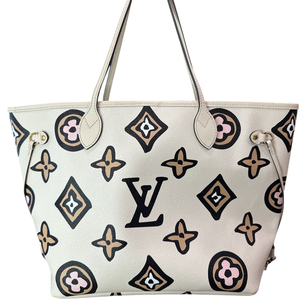 Louis Vuitton Wild at Heart Neverfull leather Tote MM - Clairely Amazing