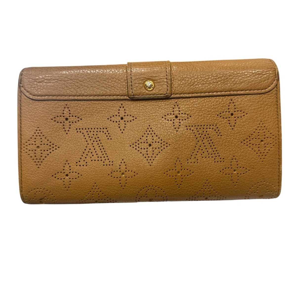 Authentic Louis Vuitton Mahina Leather Long Wallet – Caramel Brown