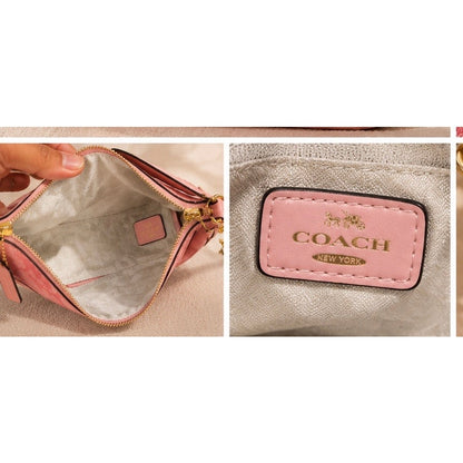 ⭐Fashion Signature Pink Convertible Shoulder & Crossbody Bag