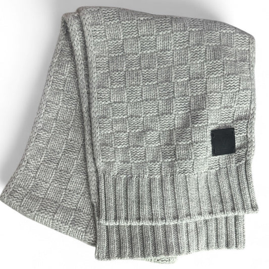 LOUIS VUITTON Escharp Helsinki Cashmere Muffler M74420 Gricle