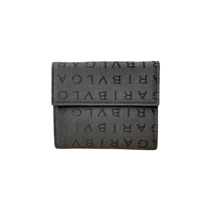 Dark gray wallet with 'GARIBALDI' branding on a white background