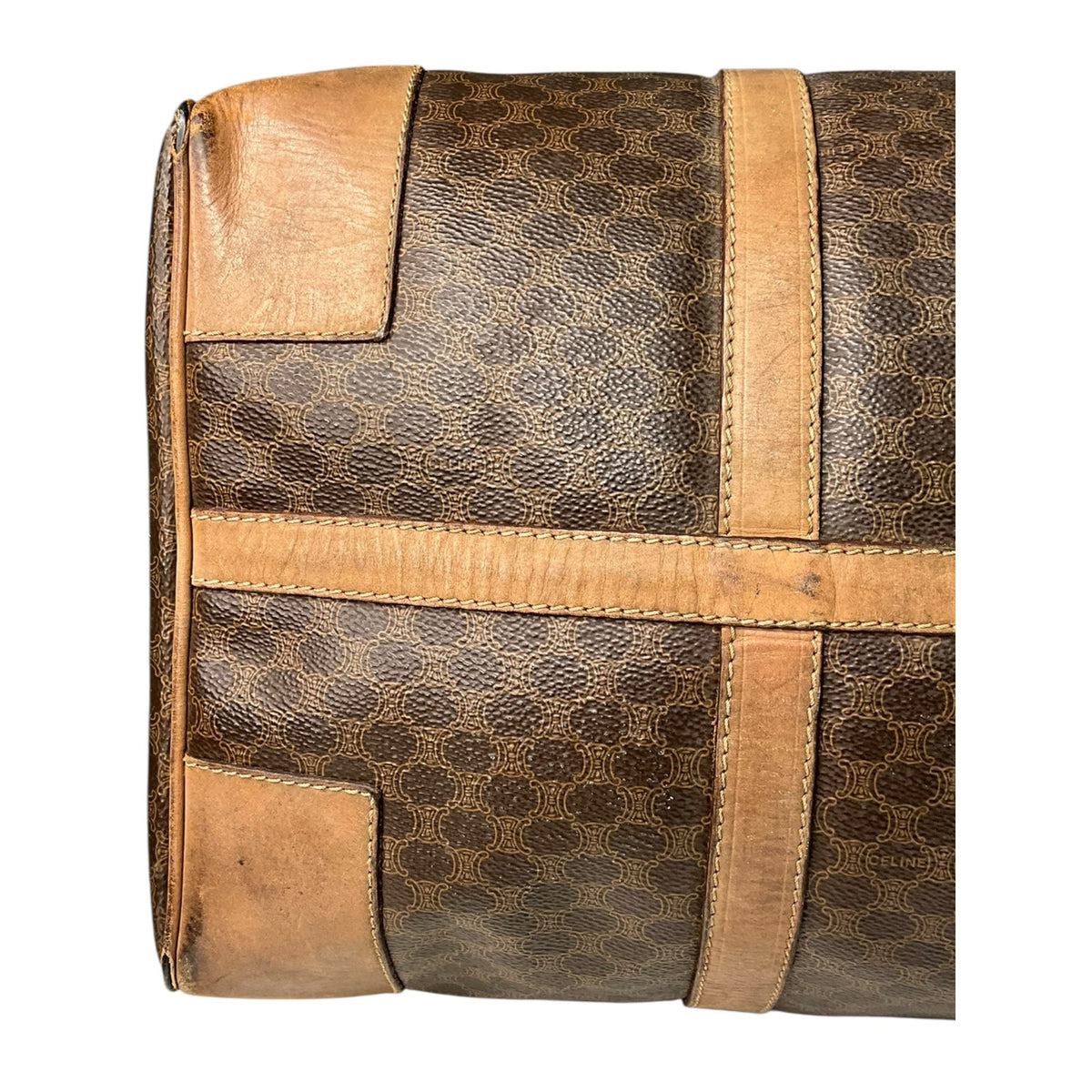 Authentic Celine Macadam Boston Bag