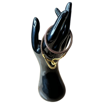 Hermes jumbo leather bracelet