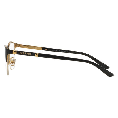 Versace Violet Gold Metal Semi-Rimless Eyeglasses 53mm