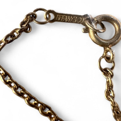 Tiffany & Co. Elsa Peretti Open Heart Silver Necklace