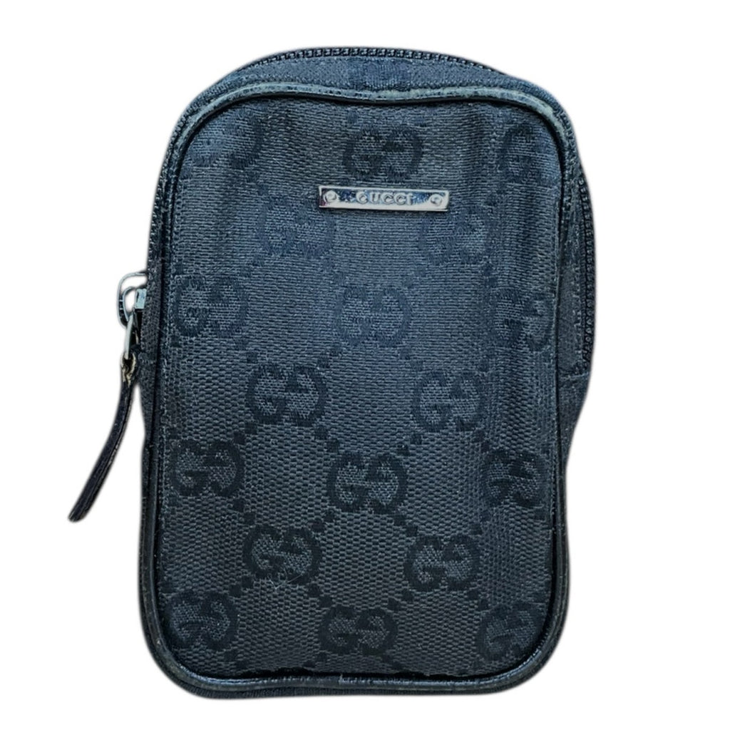 Gucci Cigarette Case GG Canvas Black