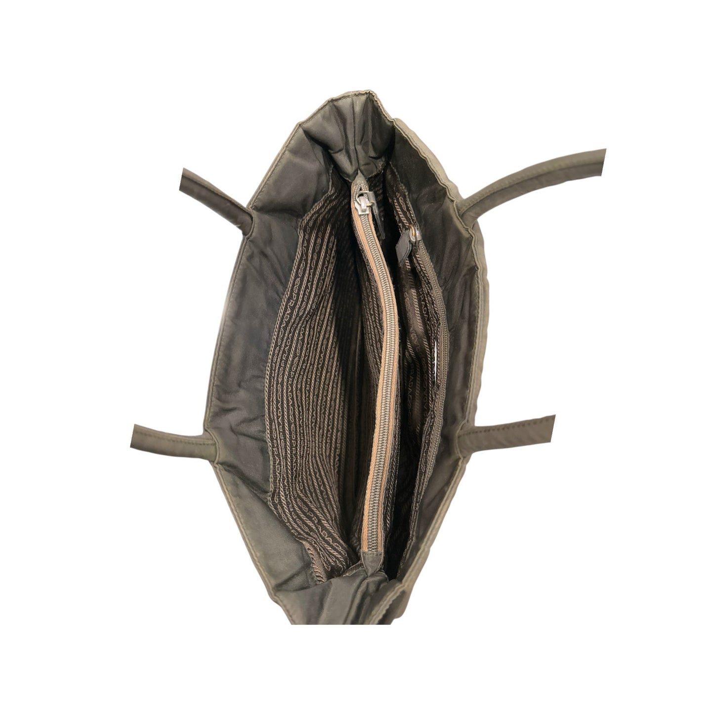 Prada Tessuto Brown Bag