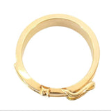 Hermes  Belt Buckle Scarf Ring Gold Plated - Clairely Amazing