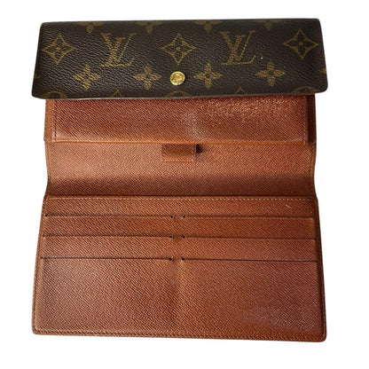 Louis Vuitton Monogram Porte Monnaie Tresor Long Wallet