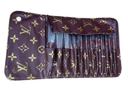 Luxury Makeup Brush Travel Set