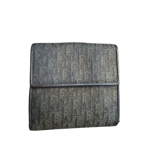 Textured wallet with a pattern on a white background