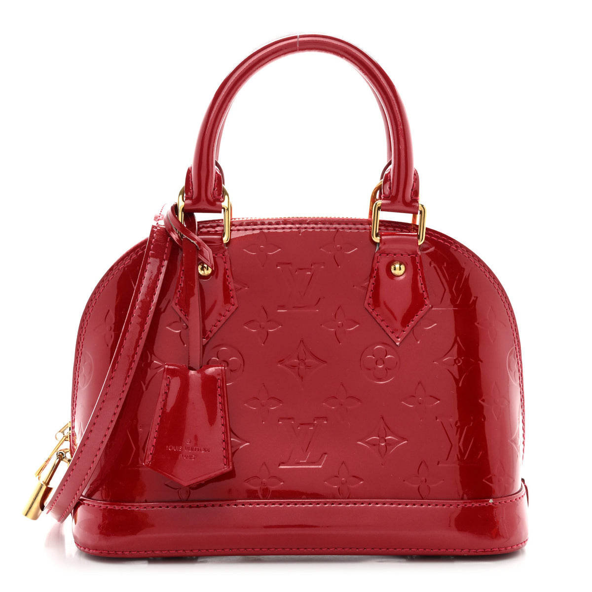 Louis Vuitton Vernis Alma BB RED - Clairely Amazing