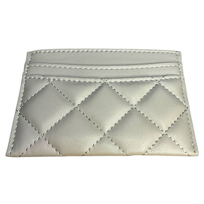 Chanel Beaute Luxury Quilted Leather Card Holder