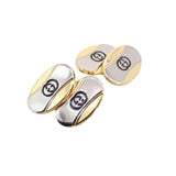 Gucci Two-Tone Cufflinks - Clairely Amazing